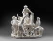 Exceptional Sèvres Bisque Porcelain Group
Don Quixote Fighting the Puppets
Paris, second third of the 18th century, circa 1770-1780